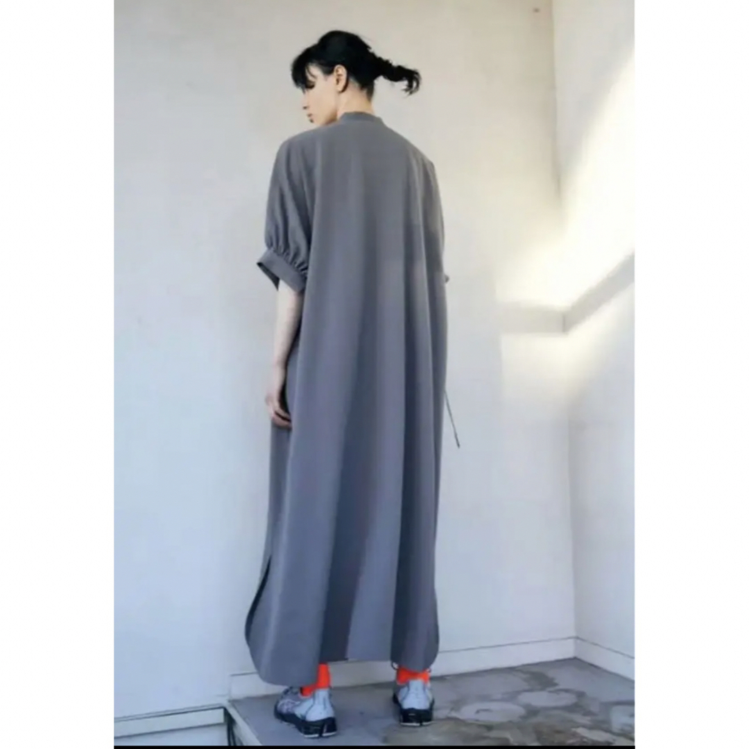 ENFOLD(エンフォルド)のENFOLD Comfortable Twill BIGシルエット DRESS レディースのワンピース(ロングワンピース/マキシワンピース)の商品写真