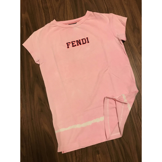 フェンディ(FENDI)のフェンディ　Tシャツ　120  130  ズッカ柄　チュニック　ワンピース(Tシャツ/カットソー)