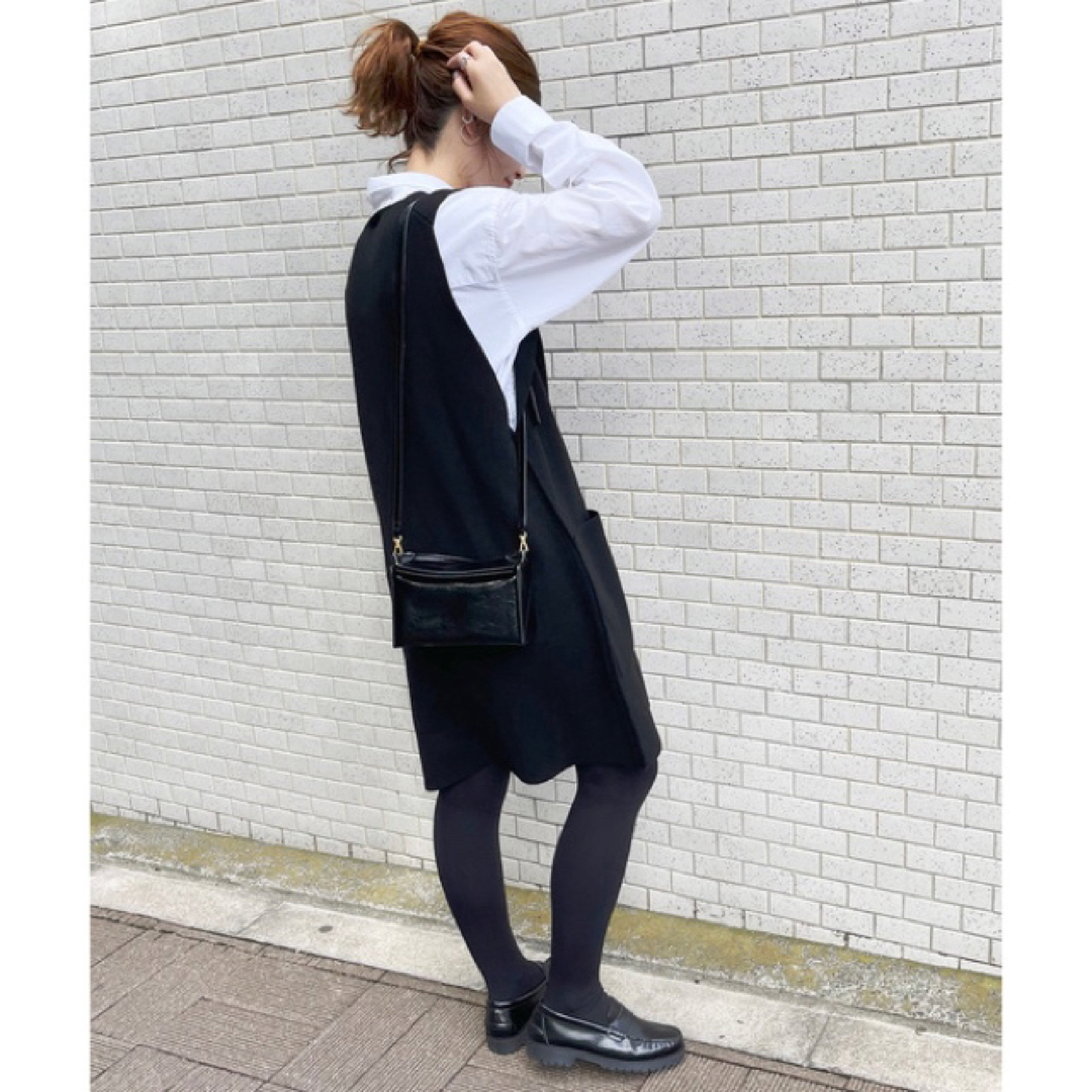 Spick & Span ニットベスト ブラック