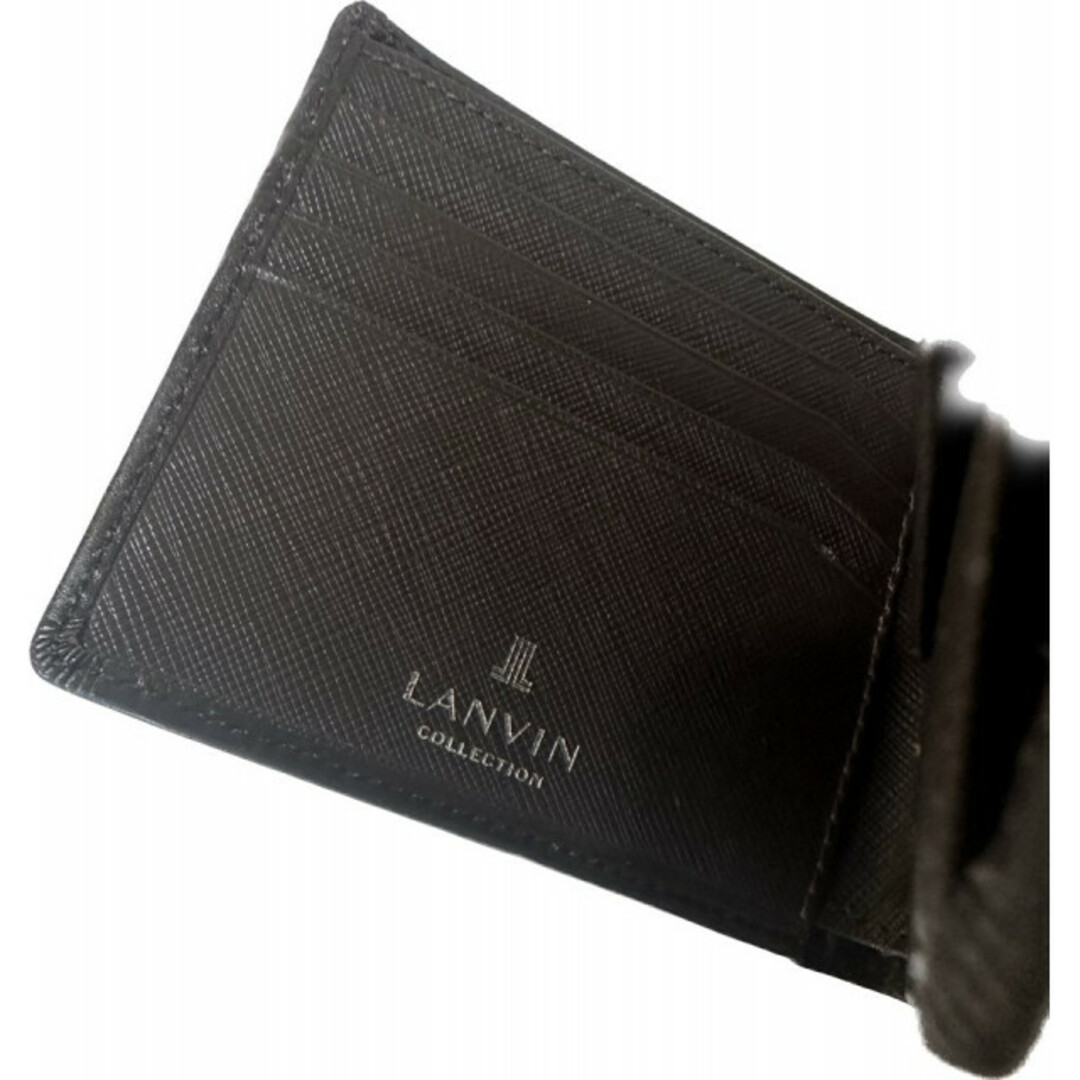 LANVIN COLLECTION(ランバンコレクション)の新品♡本革 折財布 メンズ 男性用 ２つ折り財布 メンズのファッション小物(折り財布)の商品写真