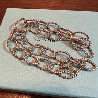 Tiffany & Co. - 【TIFFANY&Co】ツイストシルバーネックレス42cm 40.3g　