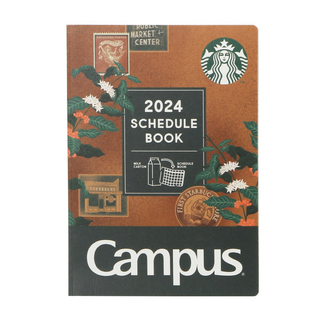 Starbucks - 2024 スタバ　キャンパススケジュールブックパイクプレイス
