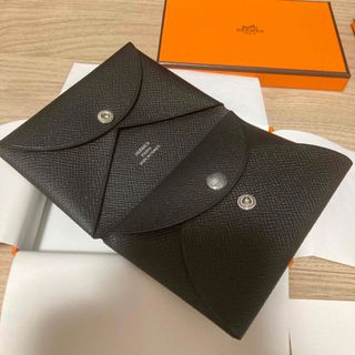 金具シルバー新品 HERMES エルメス ガルヴィデュオ ノアール ブラック 黒