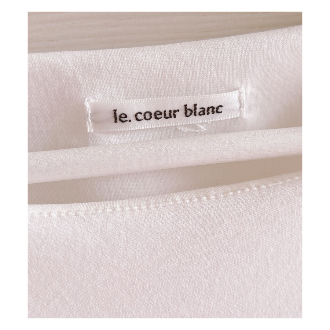 le.coeur blanc(ルクールブラン)の最終sale⭐︎ルクールブラン❤︎袖ボリューム プルオーバー❤︎異素材 トップス レディースのトップス(シャツ/ブラウス(長袖/七分))の商品写真