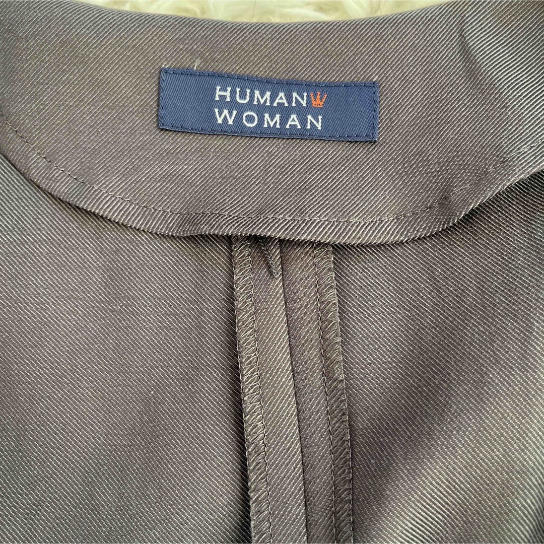 HUMAN WOMAN(ヒューマンウーマン)の未使用タグ付き　HUMAN WOMAN ヒューマンウーマン　ロングワンピース　M レディースのワンピース(ロングワンピース/マキシワンピース)の商品写真