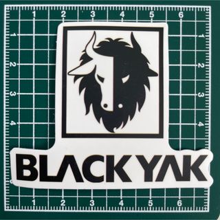 防水ステッカー　BLACK YAK ブラック ヤク(しおり/ステッカー)