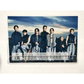 サンダイメジェイソウルブラザーズ(三代目 J Soul Brothers)の三代目ＪSB2024年卓上カレンダーケース付き(カレンダー/スケジュール)