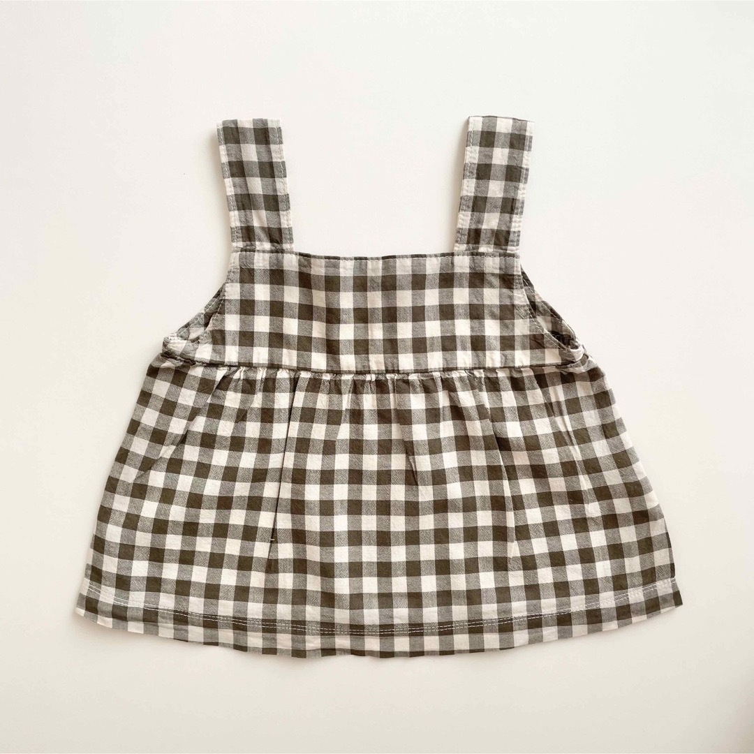 こどもビームス - 【organic zoo】 Olive Gingham Dolce Top の通販 by