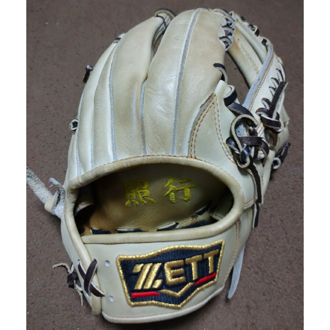 ZETT ゼット プロステイタス 大人 軟式内野手 グローブ キャメルカラー