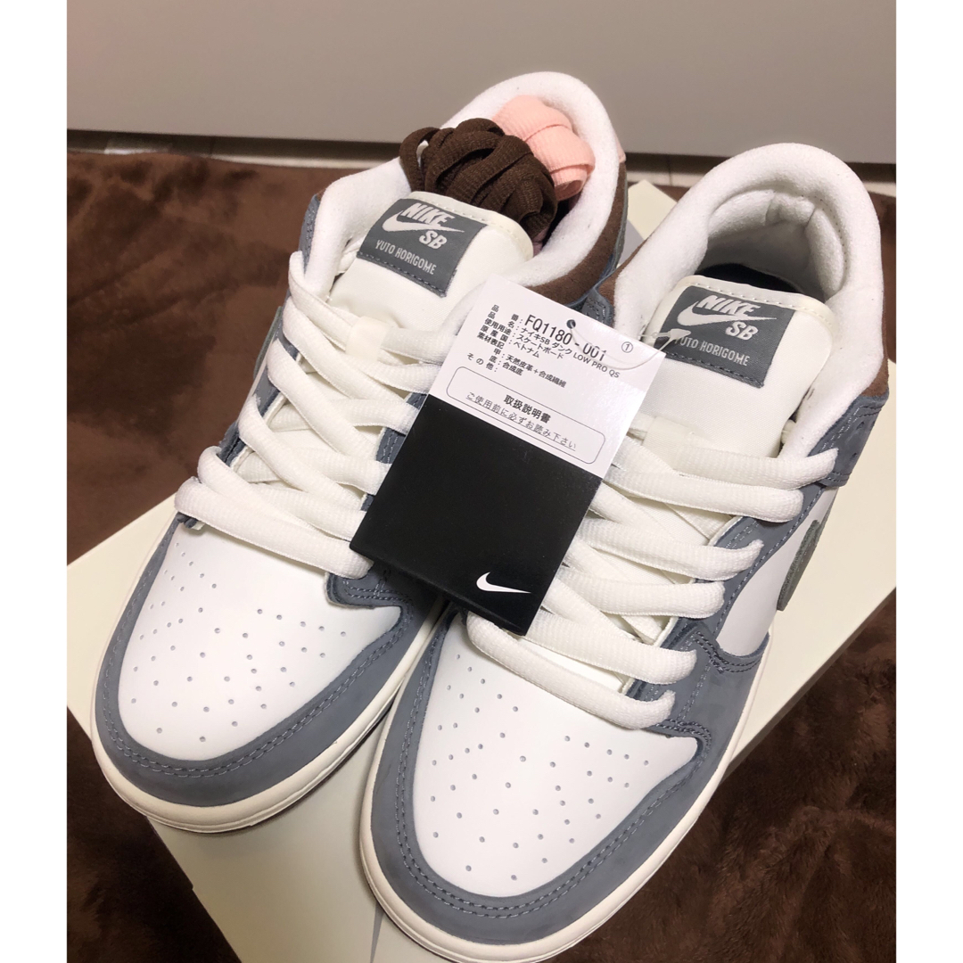 堀米雄斗×NIKE SB DUNK Low Pro QS ウルフグレー 26㎝ - スニーカー