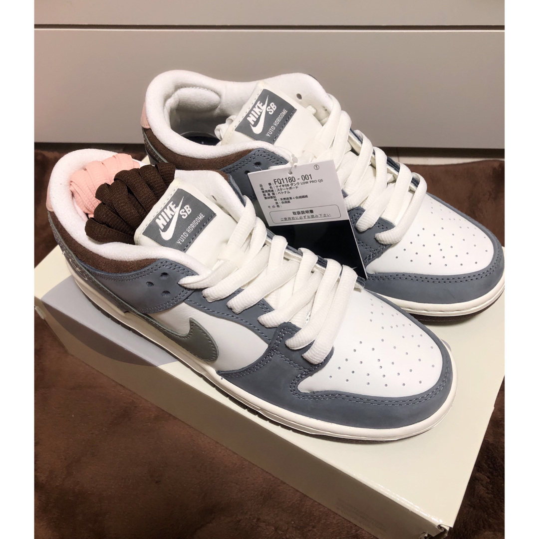 堀米雄斗×NIKE SB DUNK Low Pro QS ウルフグレー　26㎝靴/シューズ