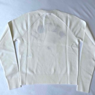 新品未着用 白M PATOU パトゥ ウールブレンドジャンパー 長袖ニット