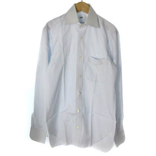 バルバ(BARBA)のバルバ ワイシャツ 長袖 無地 イタリア製 ライトブルー 37 14.5(シャツ)