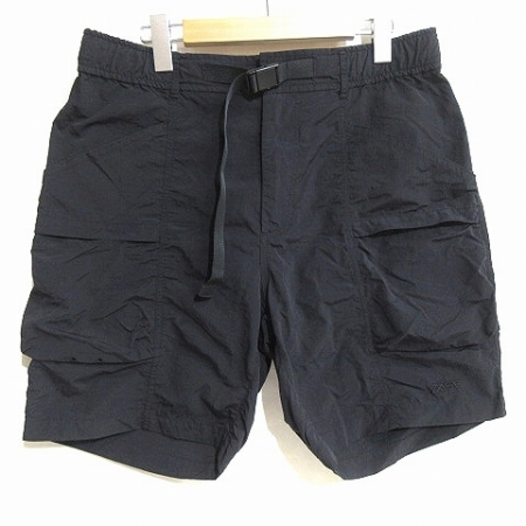 タスフ TASF Unique Shorts ショートパンツ ナイロン 黒 L