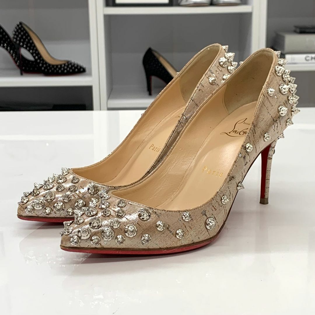 Christian Louboutin - 7238 クリスチャンルブタン スパイク コルク