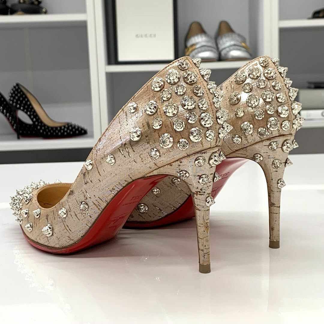 Christian Louboutin - 7238 クリスチャンルブタン スパイク コルク