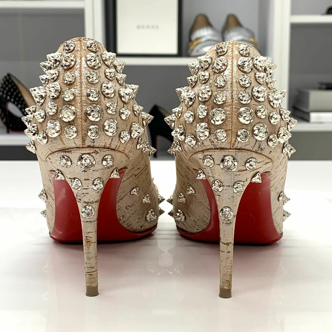 Christian Louboutin - 7238 クリスチャンルブタン スパイク コルク
