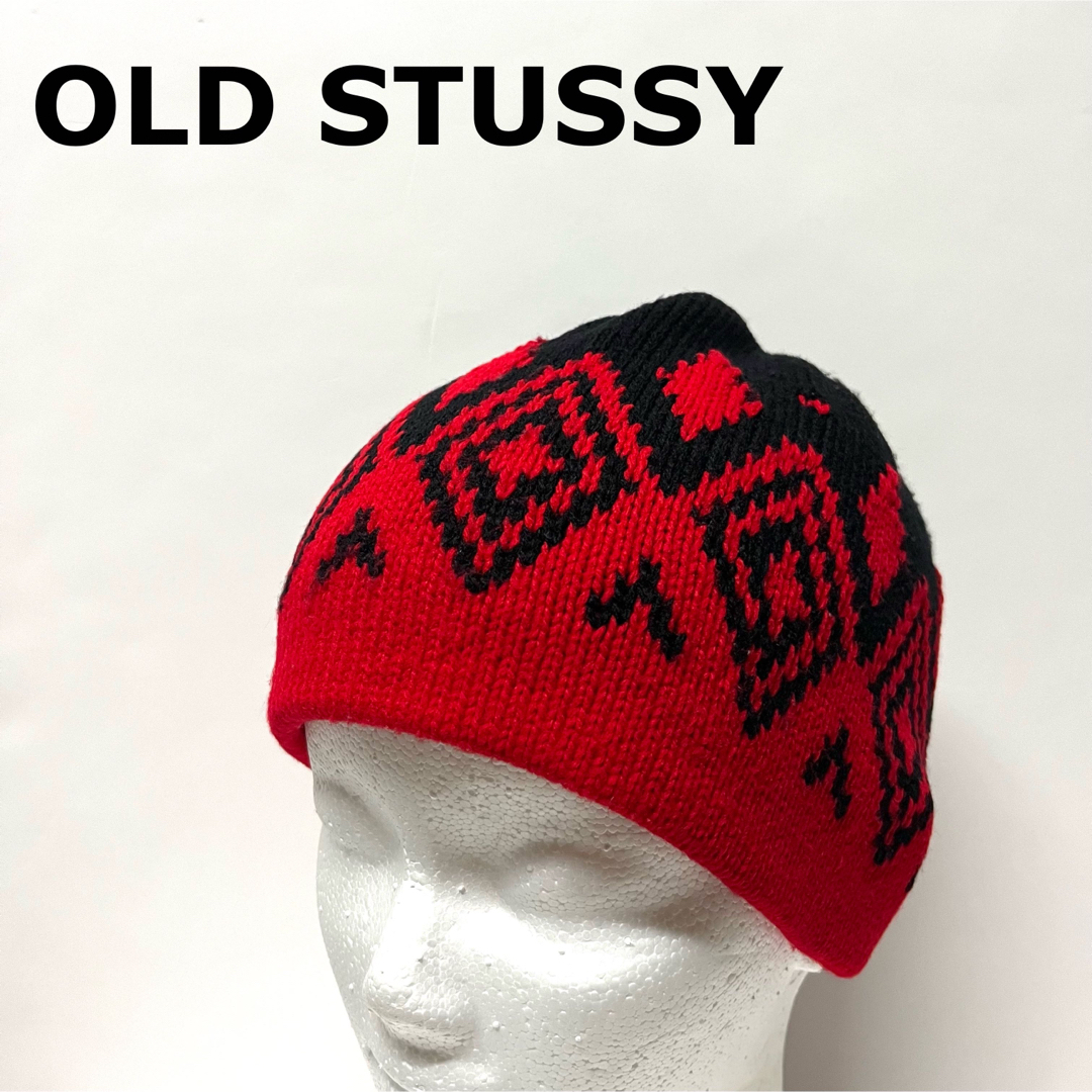 Vintage Stussy Knit Cap - ニット帽/ビーニー
