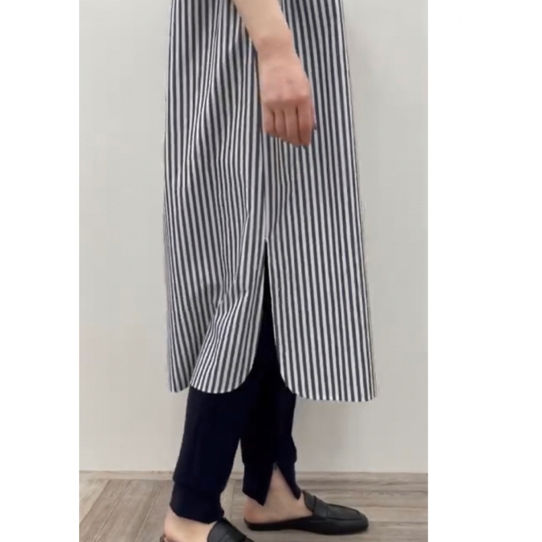 23区【SLOW】Soft Wash Shirting シャツ ワンピース - ロング