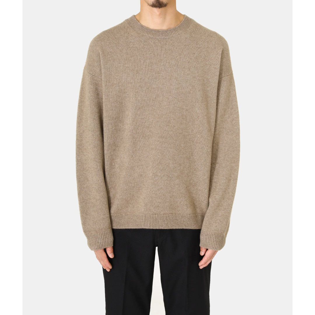 22AW ベビーカシミヤ ニット ブラウン オーラリー 5
