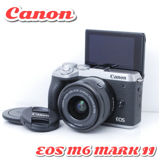Canon - 美品✨キャノン EOS M6 MARKⅡ❤️Wi-Fi&自撮◎❤️超小型軽量