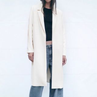 ZARA フェイクスエードコート