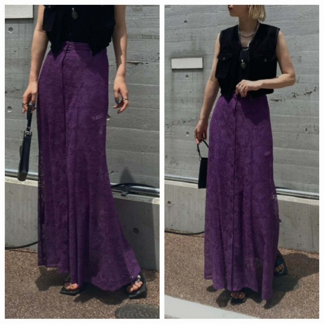 AmeriVINTAGE MARGARET LACE A LINE SKIRT