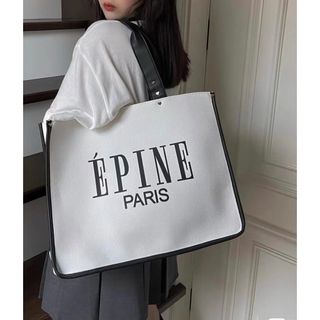 épine - ÉPINE PARIS piping heart studs bag whiteの通販 by Mi's