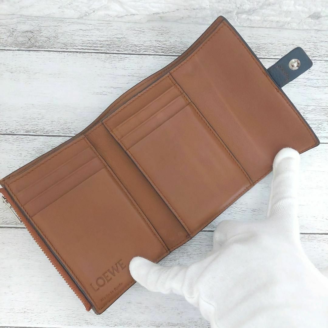 ✨大人気✨LOEWE ロエベ 折り財布 バーティカルウォレット スモール - 財布