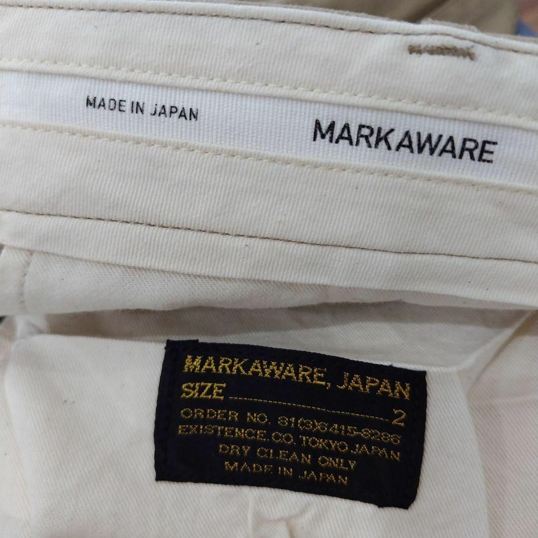 MARKAWEAR(マーカウェア)のMARK AWARE マーカウェア チノパン ベージュ 2 ボトムス メンズ 2 メンズのパンツ(スラックス)の商品写真