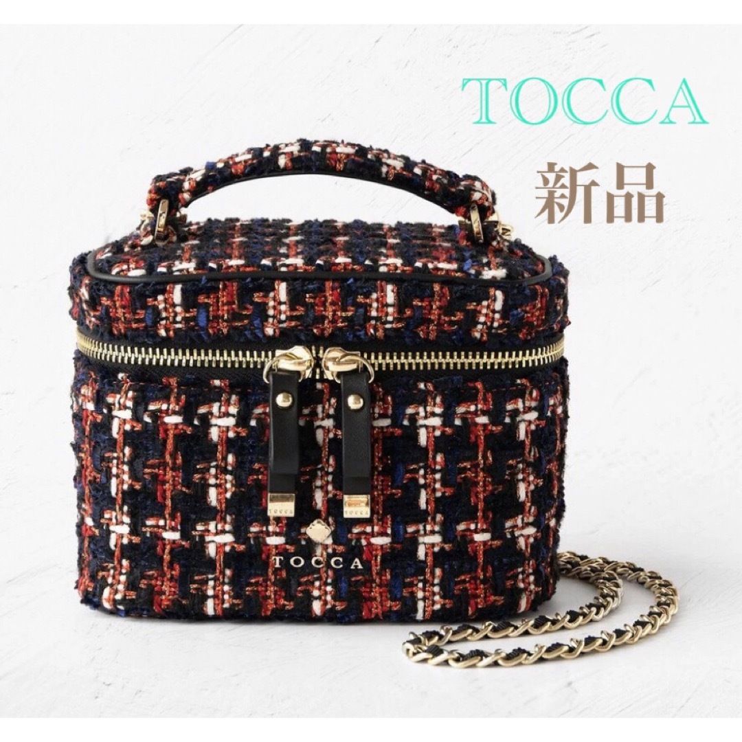 バッグトッカ ヨンア ヴァニティ バッグ  ツィード  tocca TOCCA