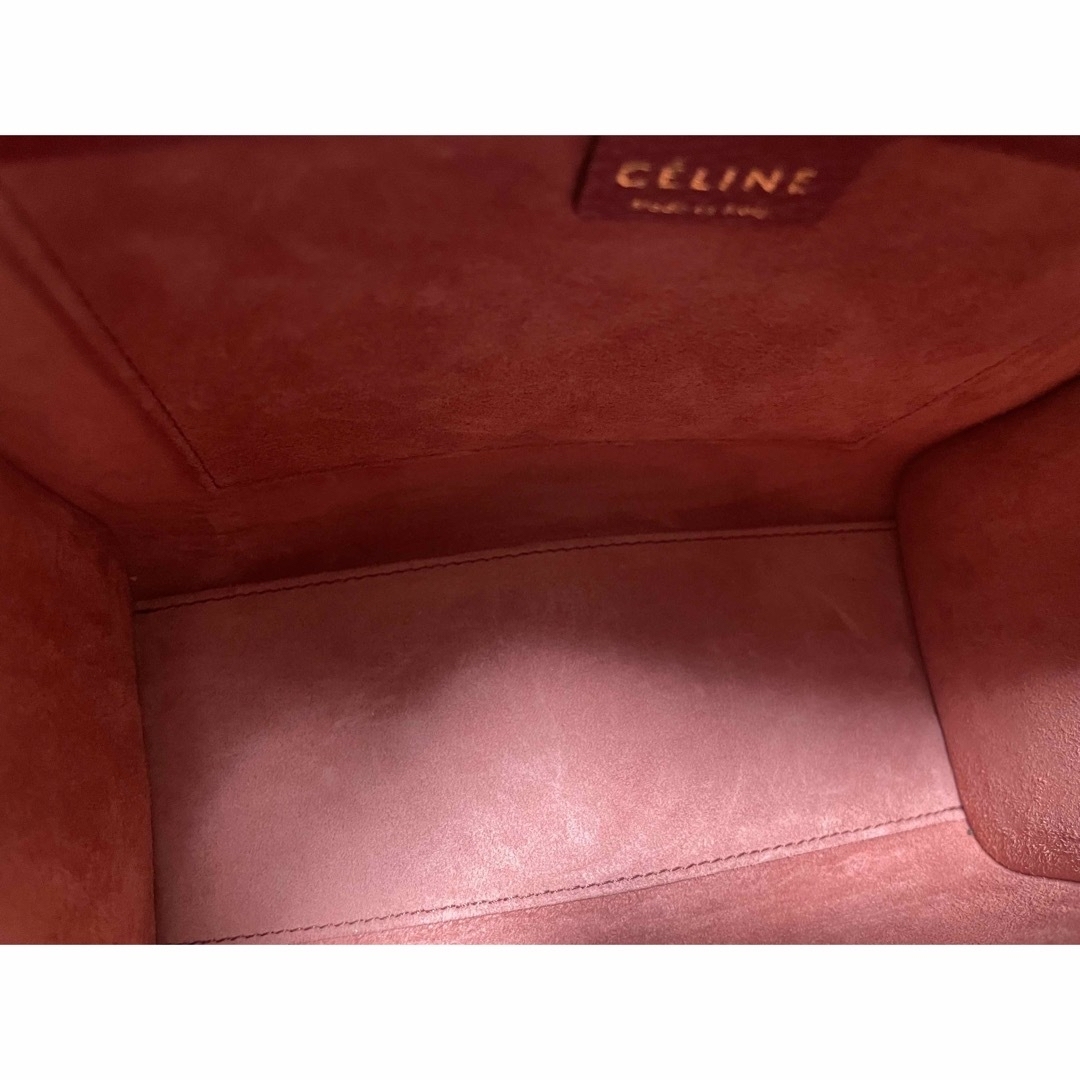 celine(セリーヌ)のceline ラゲージナノ　レッド　 レディースのバッグ(ハンドバッグ)の商品写真