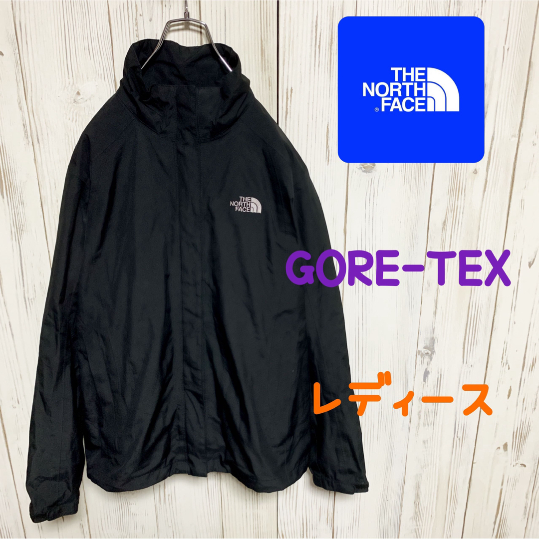 【美品】NORTH FACE マウンテンパーカー GORE‑TEX　刺繍ロゴ