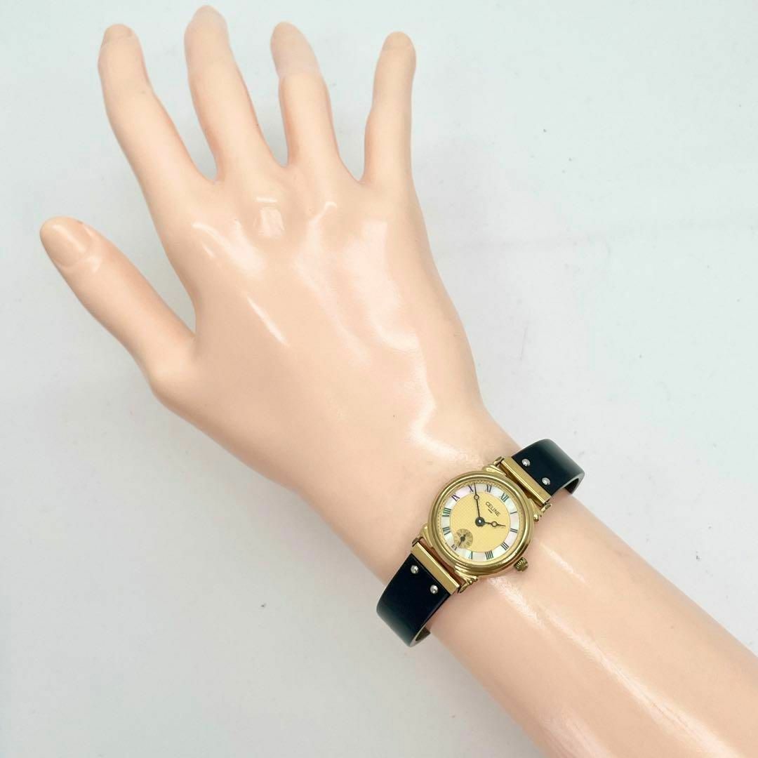 celine(セリーヌ)の53 CELINE セリーヌ時計　レディース腕時計　シェル文字盤　アンティーク レディースのファッション小物(腕時計)の商品写真
