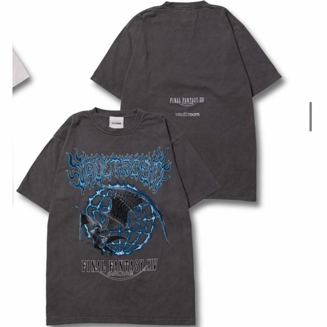 新品 vaultroom×FF14 BAHAMUT TEE チャコール 伊勢丹