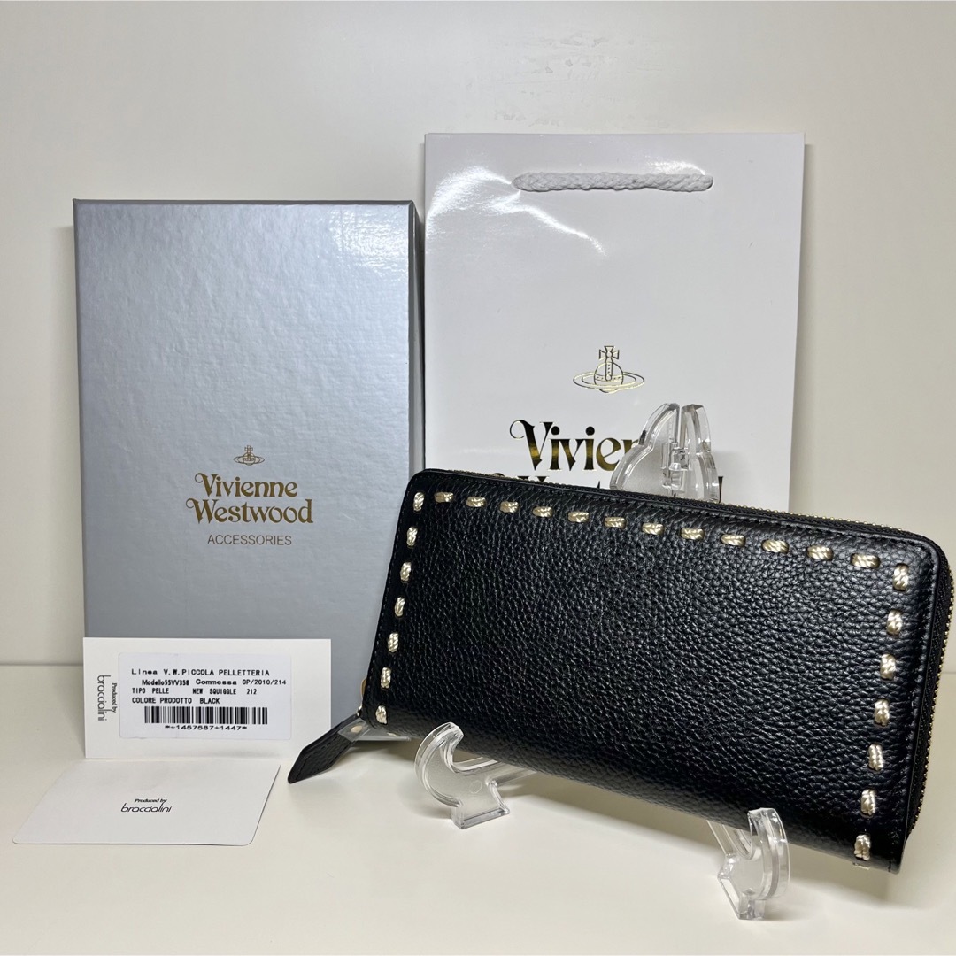 Vivienne Westwood(ヴィヴィアンウエストウッド)の✨新品✨ヴィヴィアンウエストウッド 長財布 ブラック レディースのファッション小物(財布)の商品写真