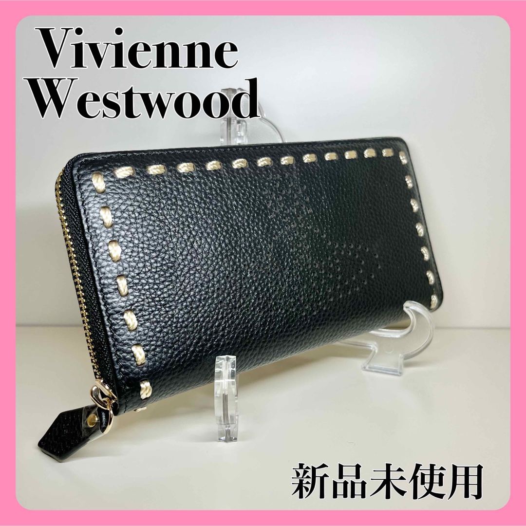 Vivienne Westwood(ヴィヴィアンウエストウッド)の✨新品✨ヴィヴィアンウエストウッド 長財布 ブラック レディースのファッション小物(財布)の商品写真