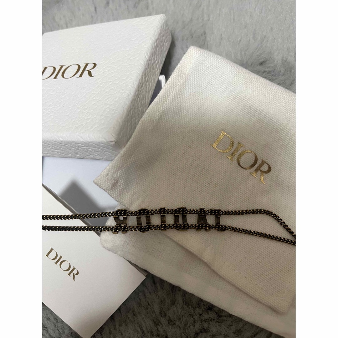 Dior(ディオール)のディオール　DIOR チョーカー　アンティークゴールド　ネックレス レディースのアクセサリー(ネックレス)の商品写真