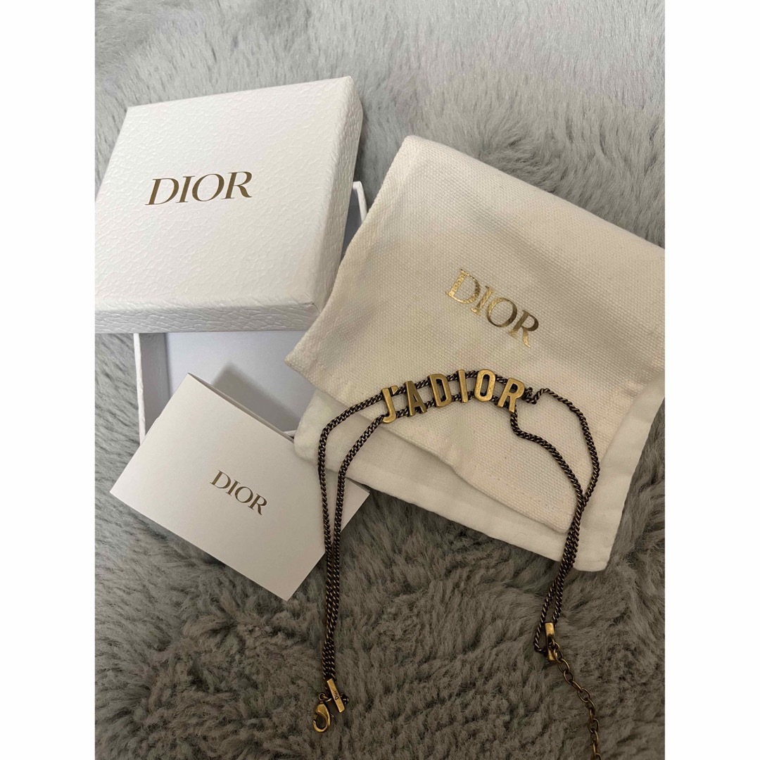 Dior(ディオール)のディオール　DIOR チョーカー　アンティークゴールド　ネックレス レディースのアクセサリー(ネックレス)の商品写真