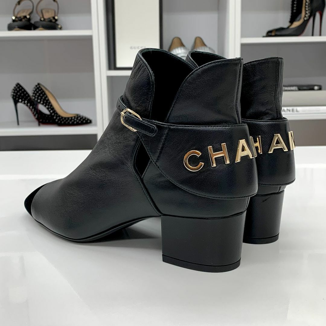 CHANEL ショートブーツ 23cm - www.stedile.com.br