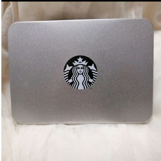 スターバックスコーヒー(Starbucks Coffee)のスターバックス缶♪シルバー(小物入れ)