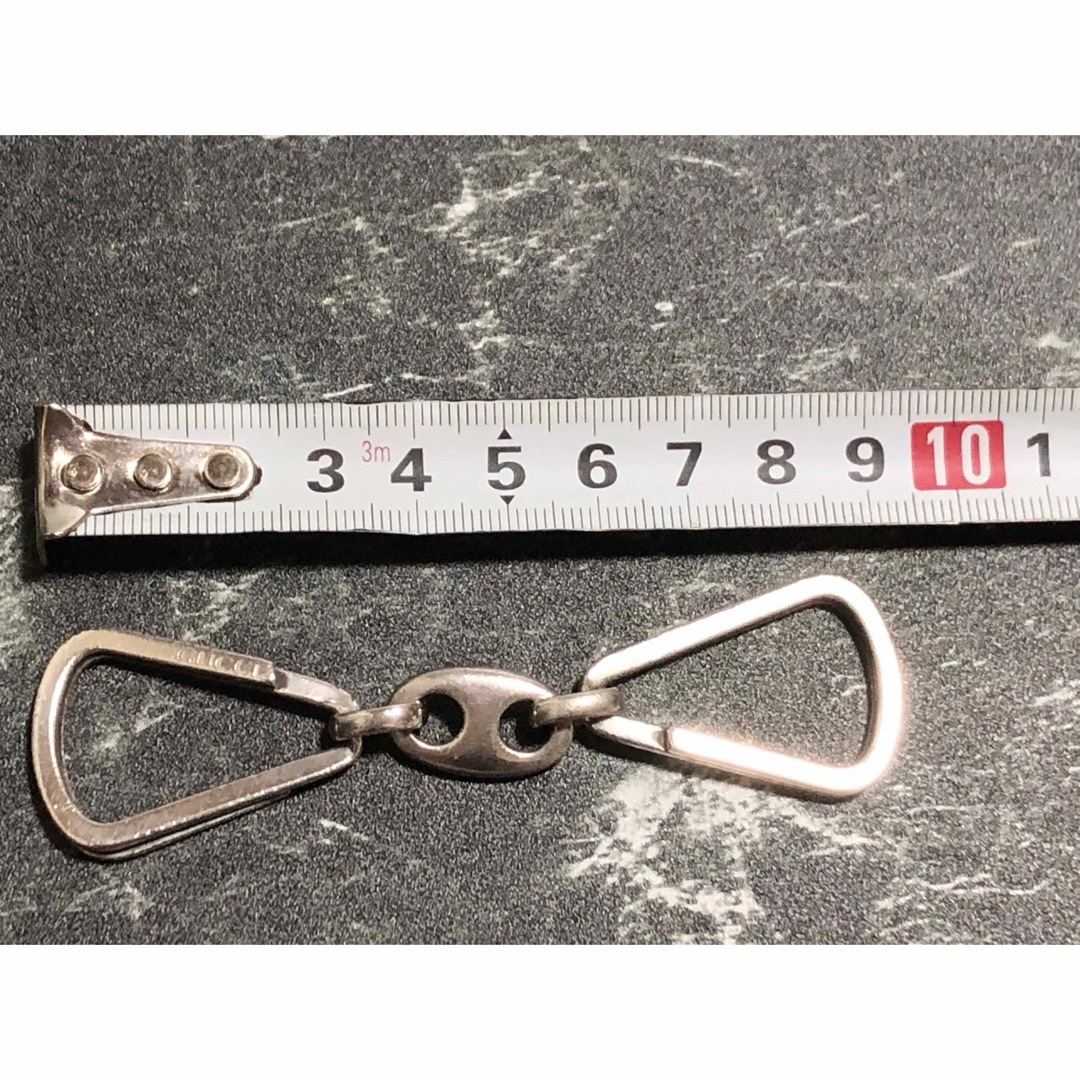 Gucci(グッチ)のグッチ　キーリング　シルバー 925 GUCCI silver キーホルダー　 メンズのファッション小物(キーホルダー)の商品写真