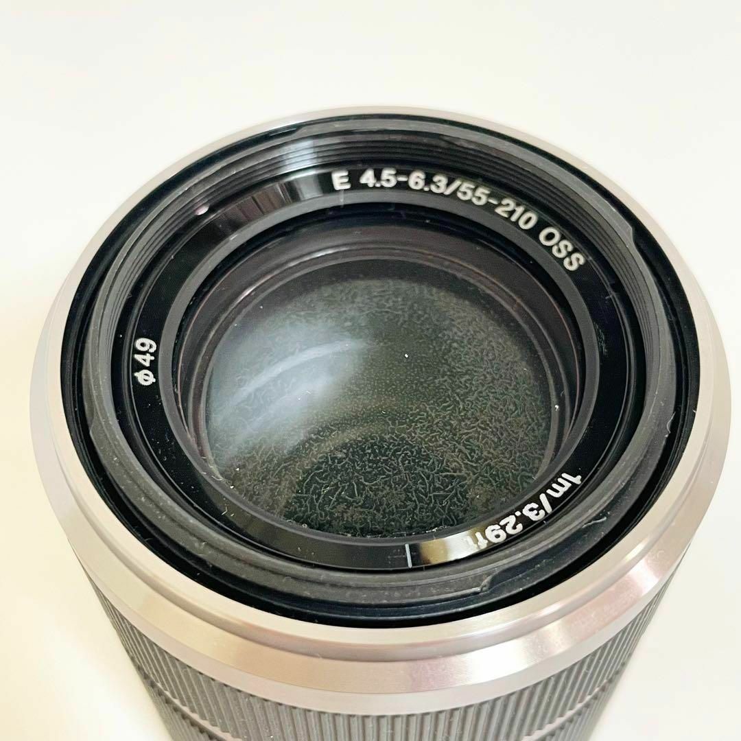ジャンク SONY レンズ 55-210mm F4.5-6.3 SEL55210 - レンズ(ズーム)