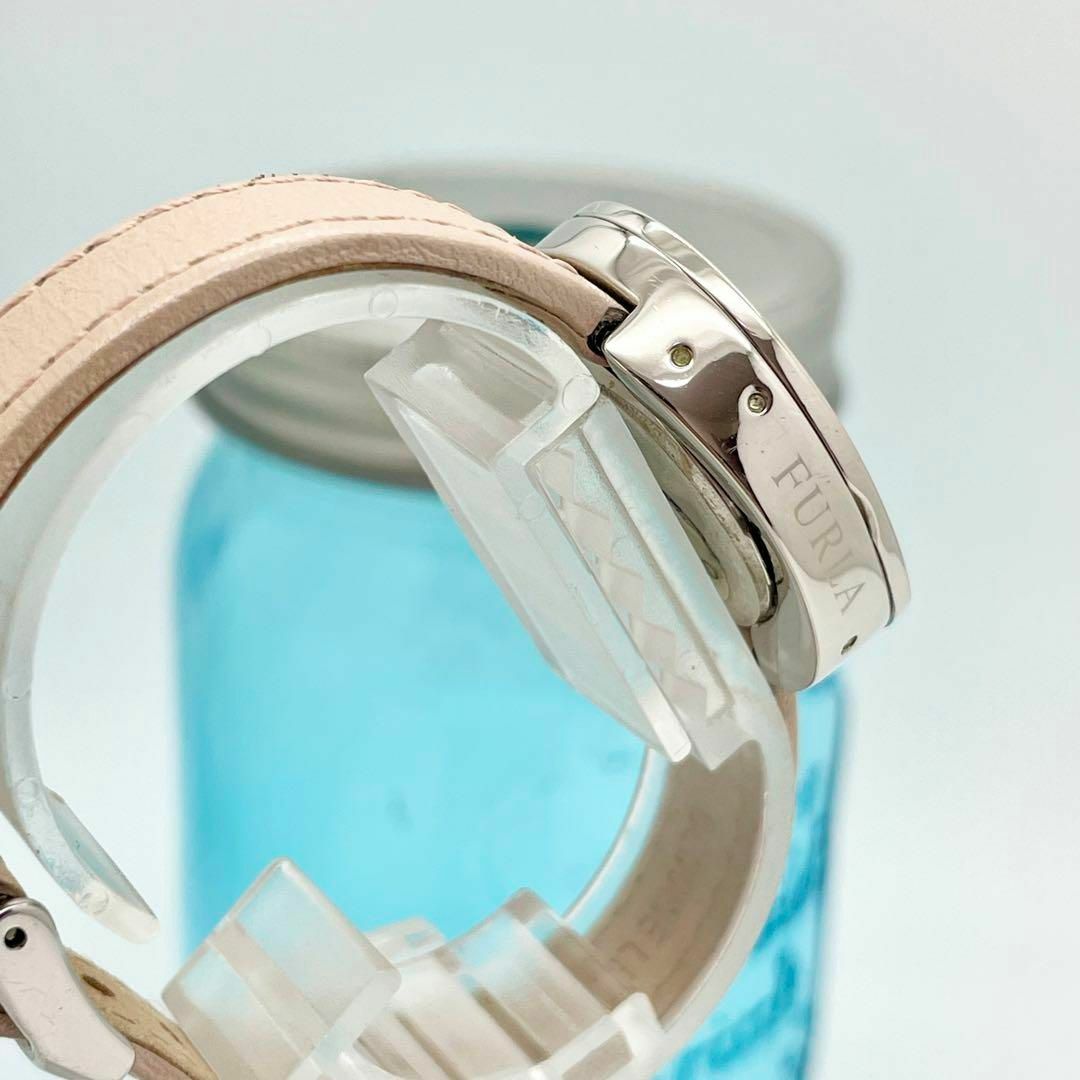183【美品】FURLA フルラ時計 レディース腕時計 箱付き サクラピンク