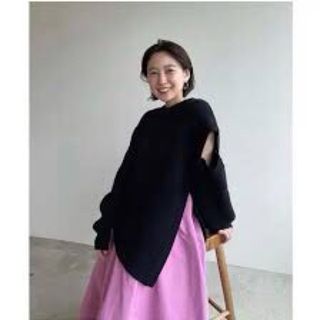 CLANE - CLANE CROCHET FRILL KNIT TOPSの通販|ラクマ