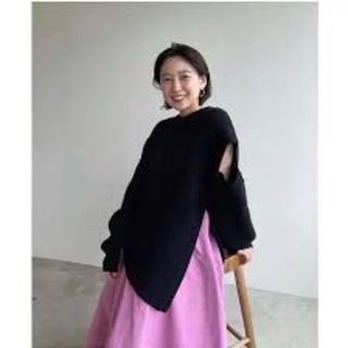 CLANE - CLANE CROCHET FRILL KNIT TOPSの通販｜ラクマ