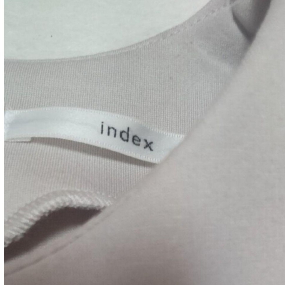 INDEX(インデックス)のindex シルケットパフスリーブ トップス レディースのトップス(カットソー(長袖/七分))の商品写真