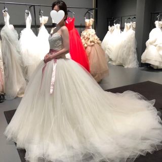 ヴェラウォン(Vera Wang)の【美品】Vera wang ケイトハドソン版バレリーナ 12709(ウェディングドレス)