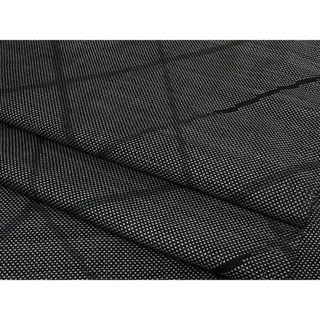 平和屋-こころ店■上質な紬 舞蝶文 着丈159cm 裄丈65cm 正絹 逸品 未使用 B-wt9190
