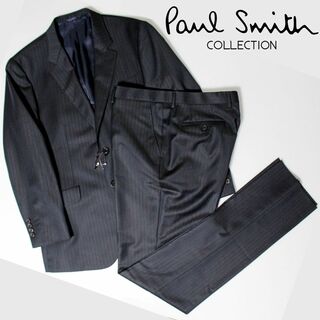 ポールスミスコレクション(Paul Smith COLLECTION)の新品 ポールスミス シャドーストライプ セットアップスーツ XLX（Ｗ91） 紺(セットアップ)